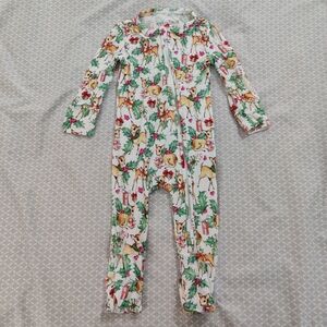Posh Peanut Reindeer Print One Piece Size 3-6mo
